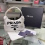 Prada Re-Edition 2000 Terry Mini Bag Farbic 1NE515 White 
