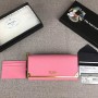Prada Saffiano Leather Flap Wallet Pink 1MH132