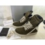 Rick Owens Geobasket High-top Sneakers Sage Suede