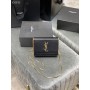 Saint Laurent Kate Box Chain Bag 18cm Grain De Poudre Embossed Leather Black