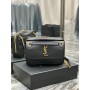 Saint Laurent Niki Camera Bag 26CM Smooth Lambskin Leather Black