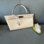 Tory Burch Lee Radziwill Cat Eye Bag Ivory