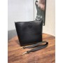 Tory Burch Mcgraw Hobo Bucket Bag Black