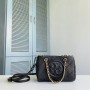 Tory Burch Mini Fleming Soft Chain Tote Black