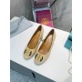 Tory Burch Multi Logo 55MM Leather Pump Beige
