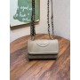Tory Burch Small Fleming Matte Convertible Shoulder Bag Grey