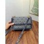 Tory Burch Small T Monogram Shoulder Bag Navy