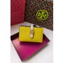 Tory Burch Walker Accordion Card Case Yellow