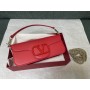 Valentino LOCÒ Shoulder Bag 27CM VLogo Signature Red