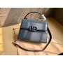 Valentino Medium Vsling Calfskin Handbag Smoke